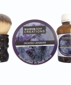 Shaving Soap & Shaving Brush Combo Frosted Lavender
