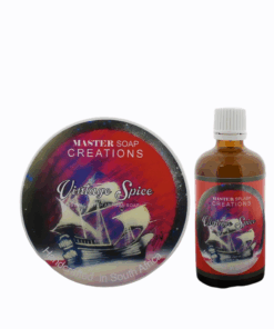Shaving Soap & Splash combo Master Soap Creations Vintage Spice