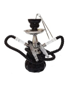 Shisha/ Hookah 2 Pipe - Black