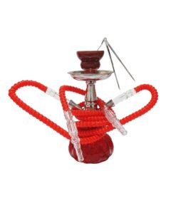Shisha/ Hookah 2 Pipe - Red