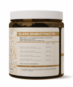 Shroom Elixir Powder - Organic Mushroom Blend with Lions Mane - 40 Servings