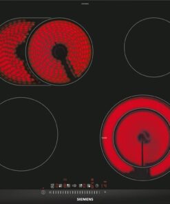 Siemens - 60cm - 4 Plate Ceramic Hob With Power Boost - IQ300 - Black