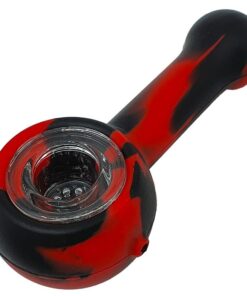 Silicone Spoon Pipe -pi001 - Red, Black