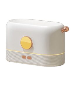 Simulation Flame Air Humidifier 250ml - USB Essential Oil Diffuser - White