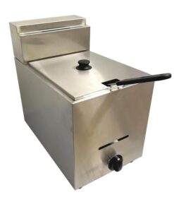 Single Gas Fryer - Stainless Steel