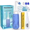 Sinus Rinse Starter Kit Nasal Irrigation Nose Cleaner with 40 Salt Sachets