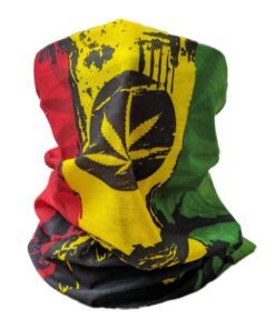 SKA Bob Marley Tube Face Mask- Rasta