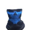 SKA Skull Tube Mask - Black & Blue