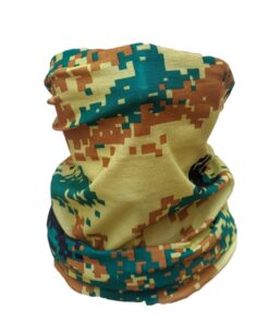 SKA Tube Mask - Digital Print Yellow & Brown