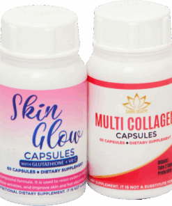 Skin Glow Capsules with Glutathione and Vitamin C & Multi Collagen Capsules
