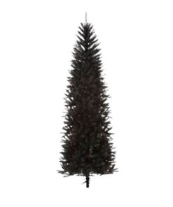 Slim Fir Black Christmas Tree - 180 cm