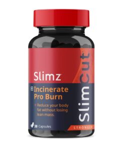Slimz Slim Cut Stronger Incinerate Pro Burn Capsules 30