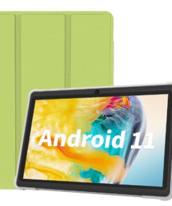 Smart Tablet 7 " Wifi 2RAM+32GB ROM 3000mAh Battery With Cover Kids/Adults - Green