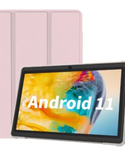 Smart Tablet 7 " Wifi 2RAM+32GB ROM 3000mAh Battery With Cover Kids/Adults - Pink