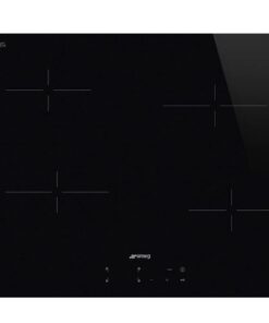 Smeg  60cm Black Glass Ceran Hob with Straight Edge