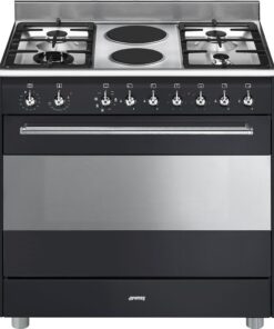 Smeg 90cm Anthracite Concert Cooker & Multifunction Oven - SSA92MAA9