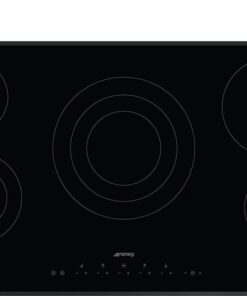 Smeg 90cm Black Glass with Angled Edge Ceramic Hob - SE395ETB