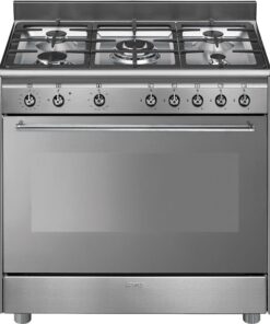 Smeg 90cm Full Gas Stainless Steel Cooker - SSA91GGX9
