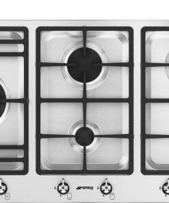 Smeg 90cm Ultra-low profile Stainless Steel 5 Burner Gas Hob - PS906SA