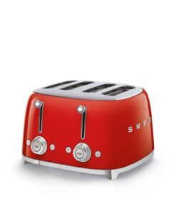 Smeg - Retro 4-Slice Toaster - Red