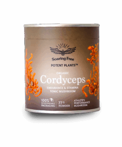 Soaring Free Potent Plants - Organic Cordyceps Mushroom Powder 77G
