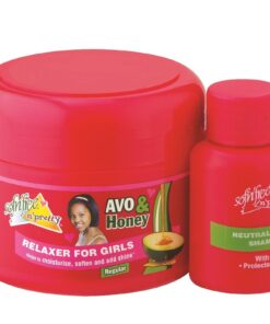 Sofn'free Avo & Honey Relaxer for Girls Regular + 60ml Neutralising Shampoo