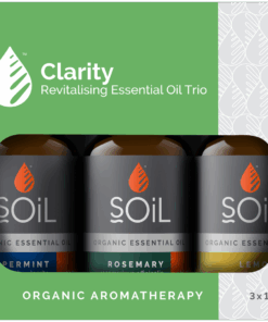 SOiL Organic Clarity Essential Oil Trio Box