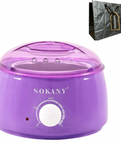Sokany - Professional Ultra Fast Wax Melter & Luxury Simpsons Bag - Purple