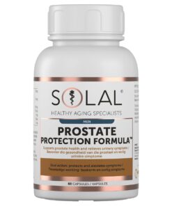 Solal Prostate Protection Formula - 60 Capsules - White, Gold