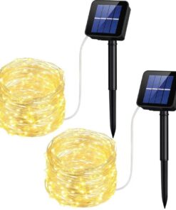 Solar 10m Fairy Light 2 Pack