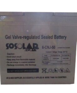 Solar Deep Cycle Gel Battery 50Ah 12v