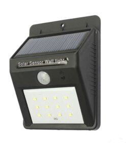 Solar Powered LED Wall Light- White Light