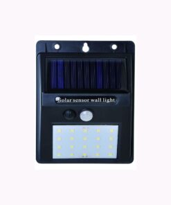 Solar Powered Motion Sensor Wall Light - LED - Pack of 3