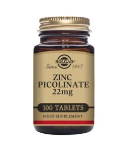 Solgar Zinc Picolinate 22mg Tabs