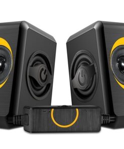SonicGear Quatro 2 2.0 USB Powered Speaker System - Sunny Orange
