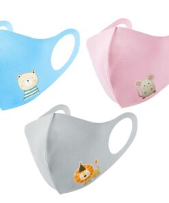 Sophie Moda- Ice Cooling Microfiber Children Washable 3D Masks (3Pack) KTV3