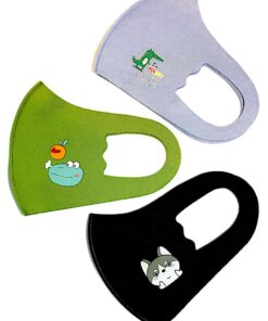 Sophie Moda Masks - Ice Cooling Microfiber Children Washable 3D (3 Piece) KZ11