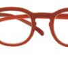 Sophie Moda - Photochromic Blue Light Blocking Glasses: Laverne Linear - Red
