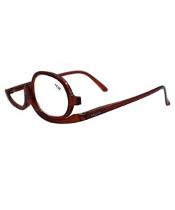 Sophie Moda- Reading Glasses +3.00 Anti-Blue Light - Bamboo Collection - Transparent