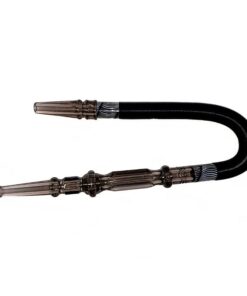 Spring Pipe 1.8M Adjustable Hookah Pipe - Black