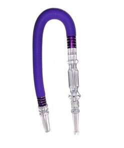 Spring Pipe 1.8M Adjustable Hookah Pipe - Purple