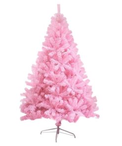 St Charles Bulgarian Spruce Christmas Tree pink - 150 cm