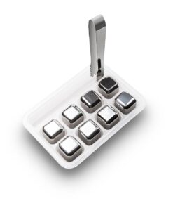 Stainless Steel Chilling Cubes - Set of 8