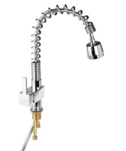 Stainless Steel Modern Kitchen Pull Out Swivel Basin Sink Faucet