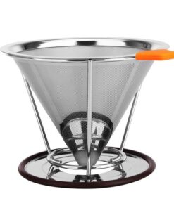 Stainless Steel Reusable Coffee Filter with Stand