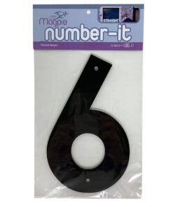 Standard Styled House Number - 6