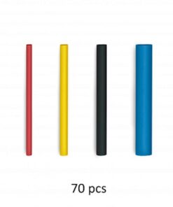 Steinel Heat Shrink Tubing in Multicolors 70pcs 1,6-4,8mm