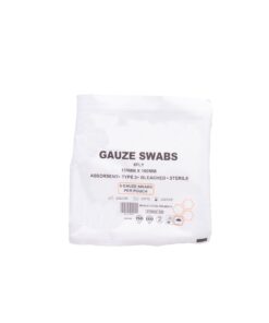 Sterile Gauze swabs 100mm x 100mm 5s pack of 10 - 50 Pack