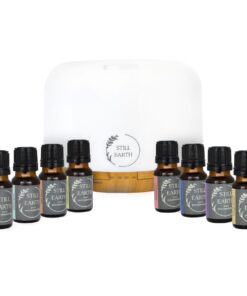 Still Earth Cool Mist Ultrasonic Aroma Diffuser 500ml with 8 Essential Oils