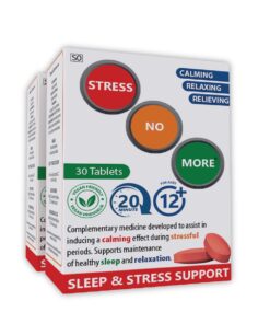 StressNoMore - Stress, Anxiety, Sleeplesness, Tension (30 Tablets) x 2